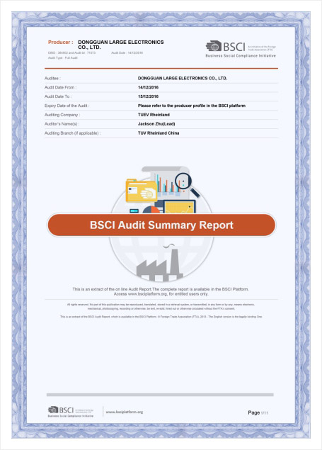 bsci工厂资质体系认证
